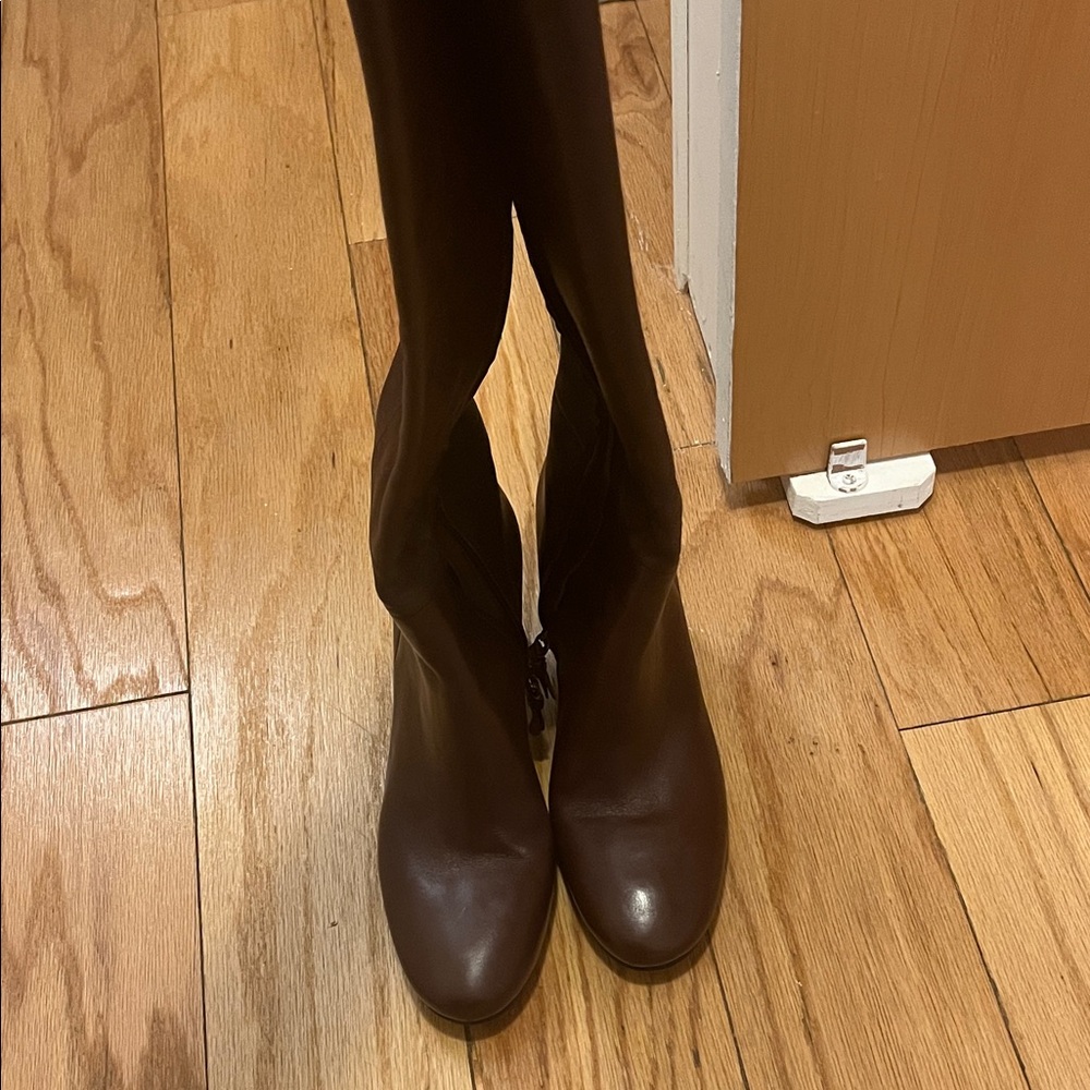 DVF Brown Knee-High Boots